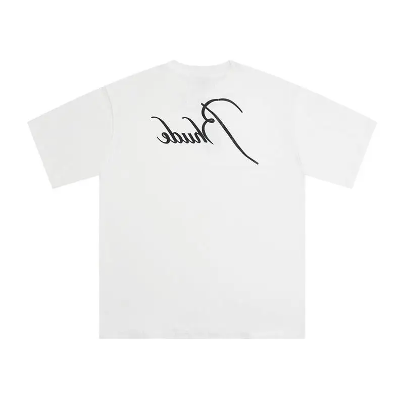 

Футболка оверсайз из хлопка с принтом, круглый вырез, удобная, дышащая, летняя, молодежная, повседневная