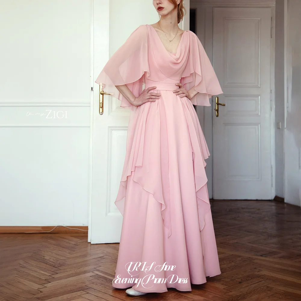 IRIS Customized Pink Chiffon H - Women'S Holiday Formal Wear 评论和价格