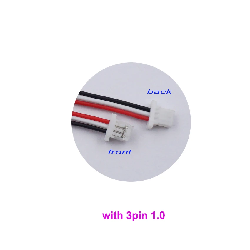 2pcs 3.7v 240mah 0.89Wh Li-polymer Li Lithium Battery 402035 JST 3pin 1.0mm Plug 3-wires Replacement For yi camera dashcam  GPS