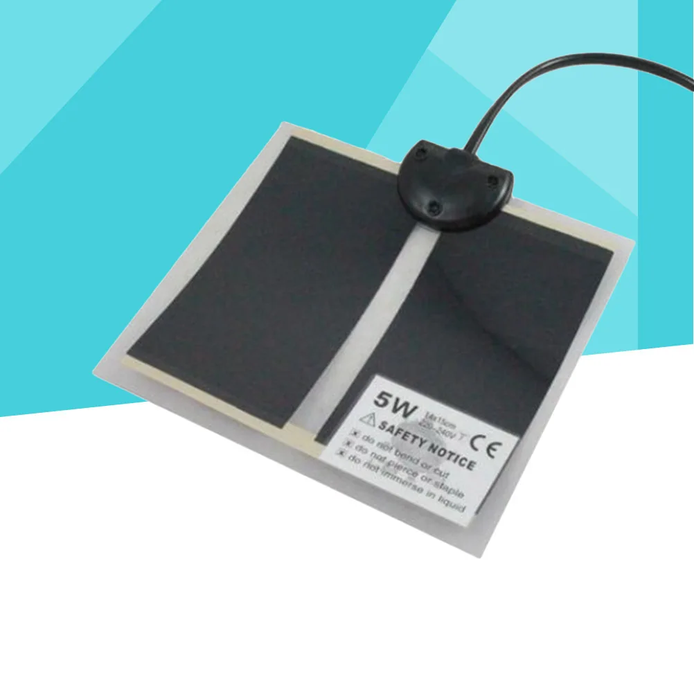 

1Pcs Pet Heating Mat 5W Adjustable Thermostat Reptile Warmer Pad for Terrarium Enclosure Heat Source Spider Tortoise Lizard Tank