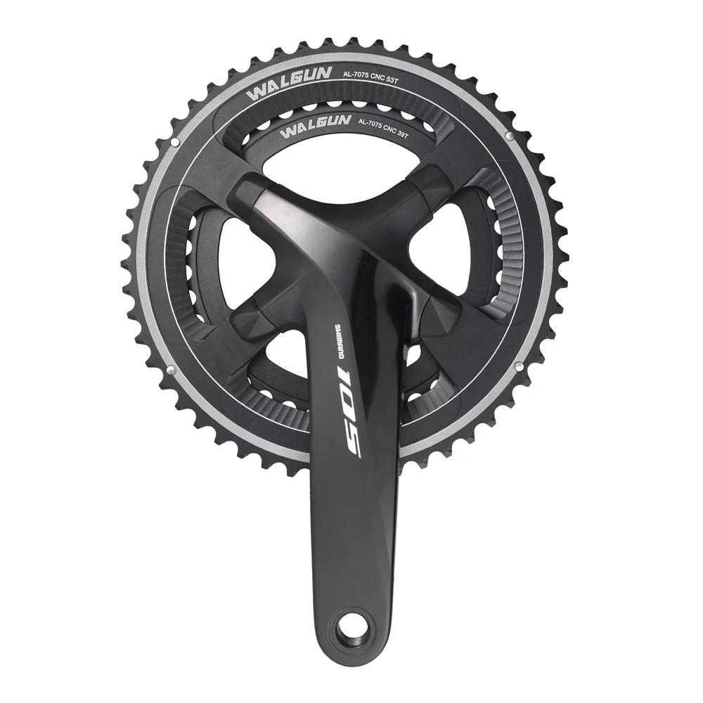 Звездочка для шоссейного велосипеда WALGUN, кольцо для велосипедной цепи, двойное кольцо цепи, колесо 34-50T 36-52T 39-53T, 4 болта R7000 R8000, аксессуары для велосипеда