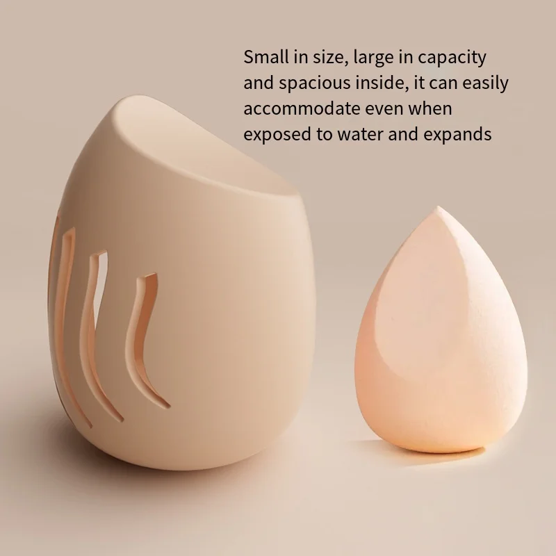 Draagbare Multi-hole Ventileren Make-up Spons Beschermhoes Siliconen Schoonheid Eieren Opbergdoos Cosmetische Bladerdeeg Stofdichte Organizer
