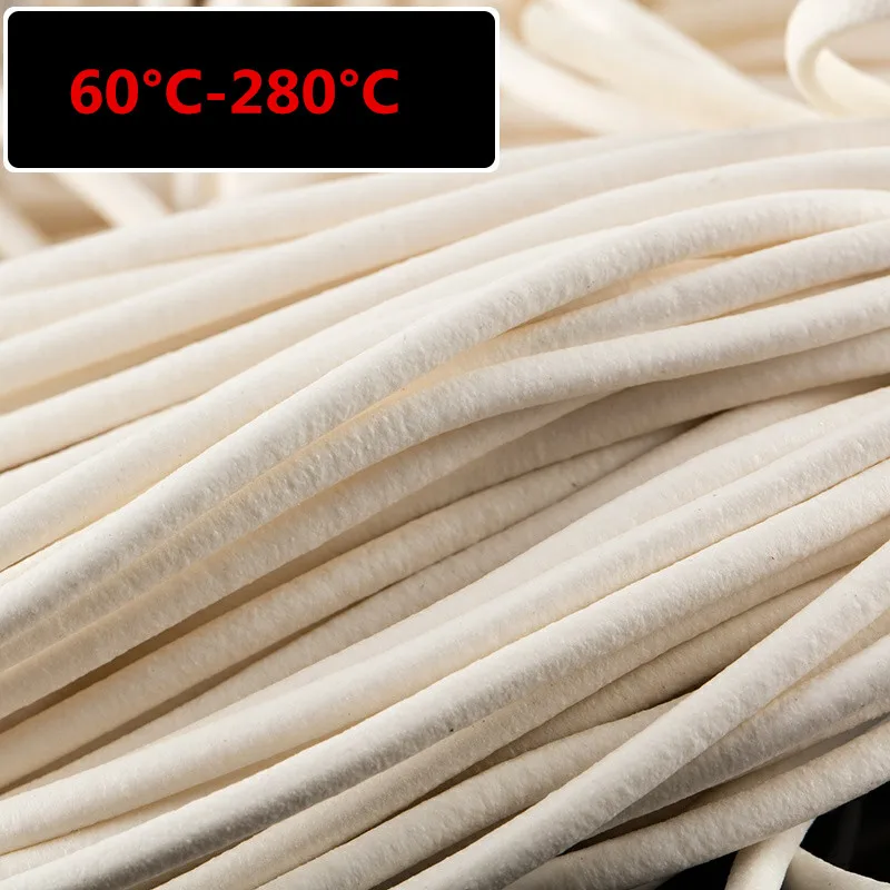 10 Meter Siliconen Rubber Schuim Cord Diameter1 2 3 4 5 6 7 8Mm Top Kwaliteit Wit Rubber Foam staaf Goede Afdichting Materiaal