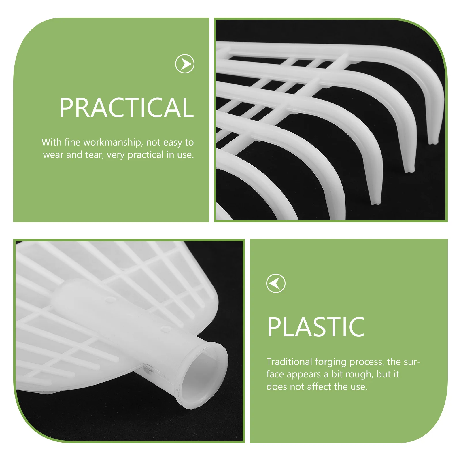 

2Pcs Outdoor Hand Rake Plastic Garden Rakes Lawn Tools Leaf Rakes for Gardening Yard Cleanup Hand Rake Garden Tool