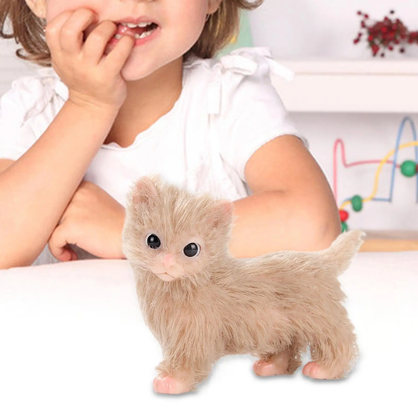 Silicone Reborn Cat Silicone Doll for Party Favor Role Playing Collectibles