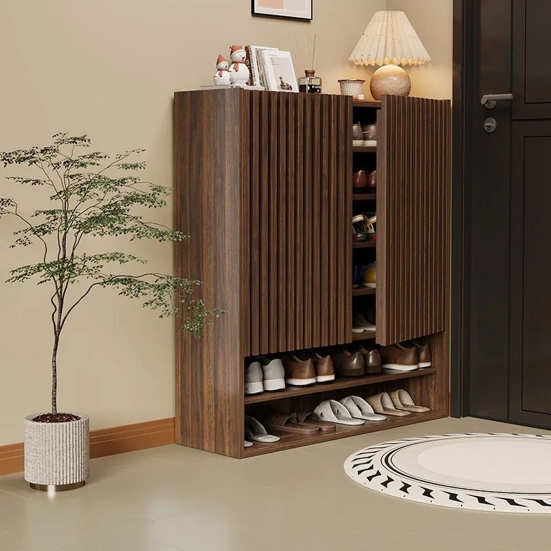 

French Retro Shoe Cabinet Modern Simple Multi-layer Shoe Cabinet Household Durable Living Room Furniture La Combinaison YS40CC