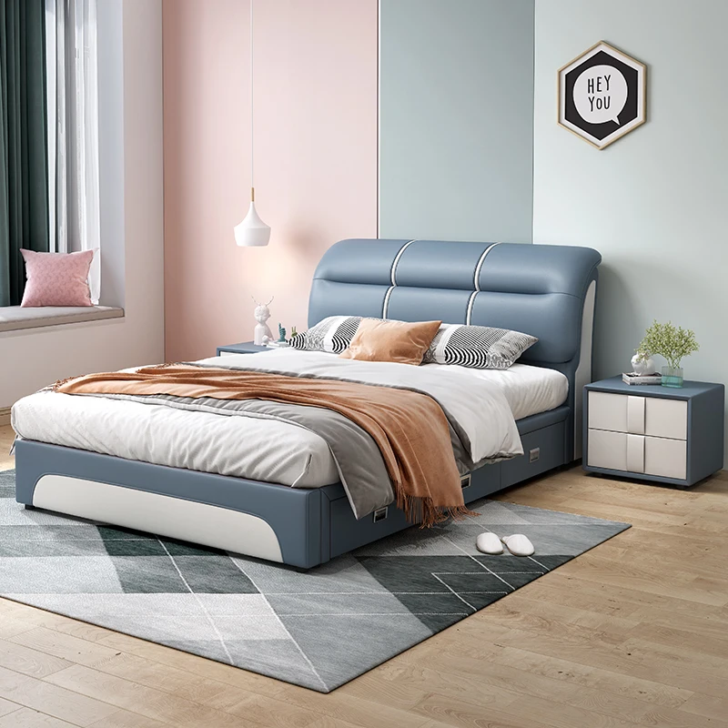 Black Minimalist Kids Beds Storage Nordic White Single Design Kids Beds Modern Custom Wooden Lettino Per Bambini Furniture Home