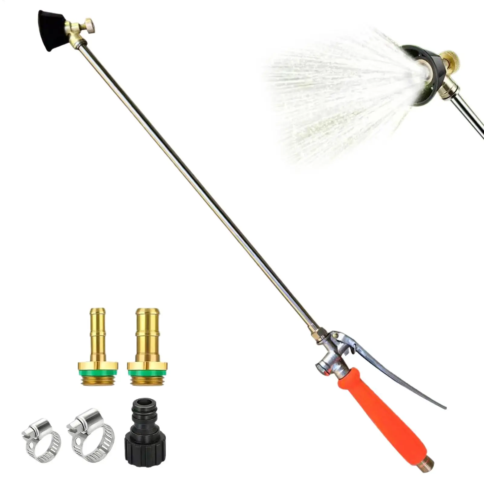 Ersatzstab für Sprühgerät, einstellbare Modi, Bewässerungswerkzeug, Pumpsprüherstab für den Außenbereich, Rasen, Garten, Gewächshaus, Blumenbeet, Baum