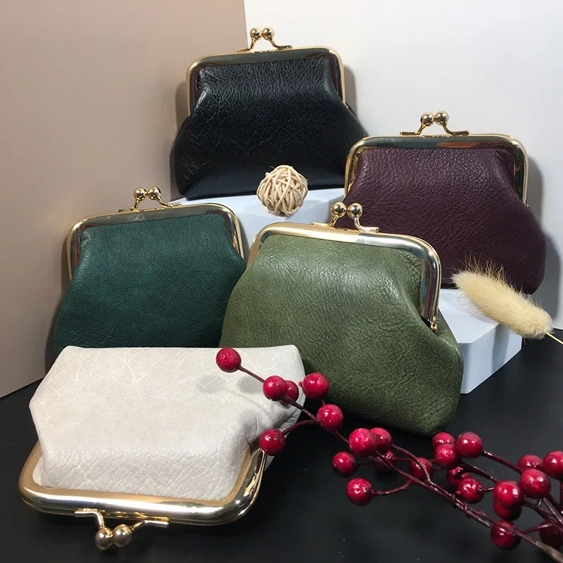 Women Coin Purse Candy Color Single Layer Card Holder Girls Simple PU Buckle Wallet Lipstick Portable Purse Pocket Bag