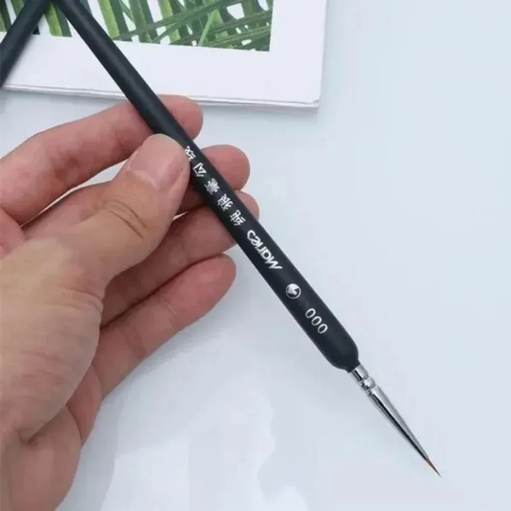 3/6/9/10/11Pcs Miniature Brush Set Professional Nylon Brush  Acrylic Painting Fine Line Pen Art Supplies Hand Painted Brush