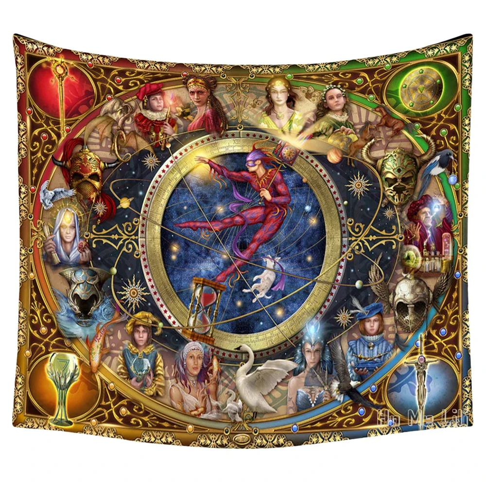 Fantasy Art The Legacy Of The Sacred Tarot Cards Poster Printing Tapestry For Living Room Designer Room Accessories