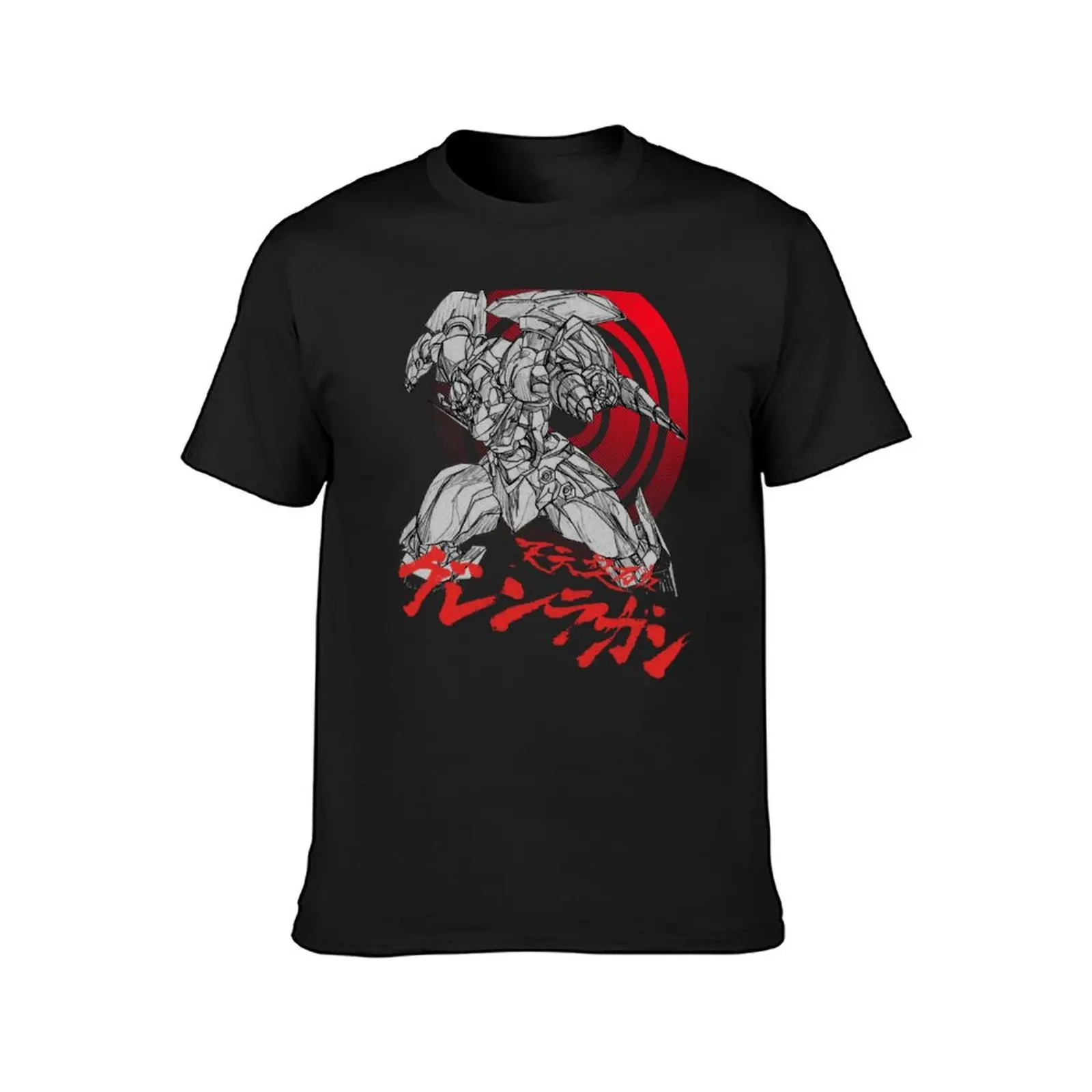 Gurren-Lagann T-Shirt plus size tops shirts graphic tees for a boy plus sizes Men's t-shirts