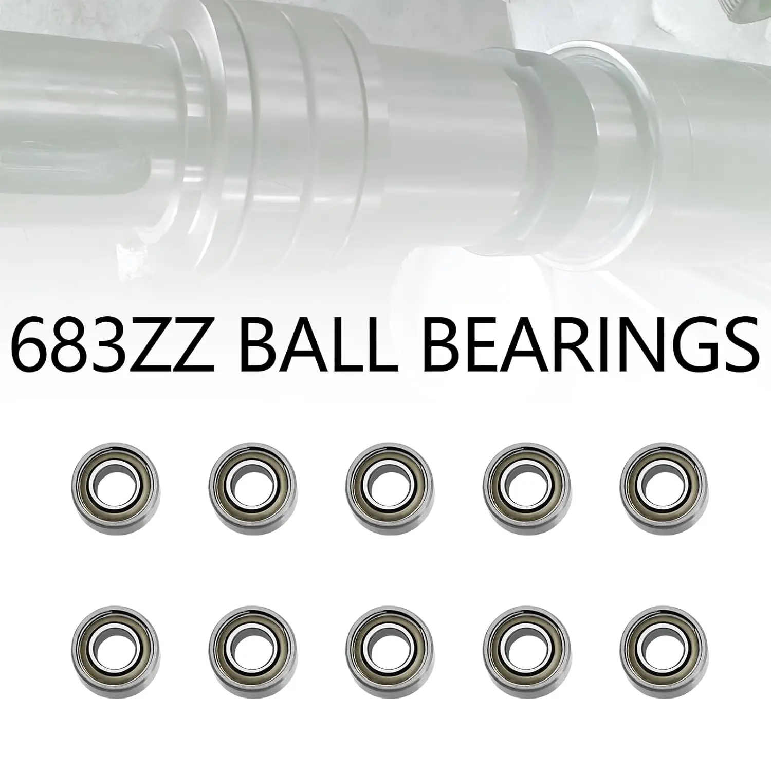 10Pcs/20Pcs 683ZZ Ball Bearing 3mm x 7mm x 3mm High Carbon Steel Z1 Double Shielded Deep Groove Bearings