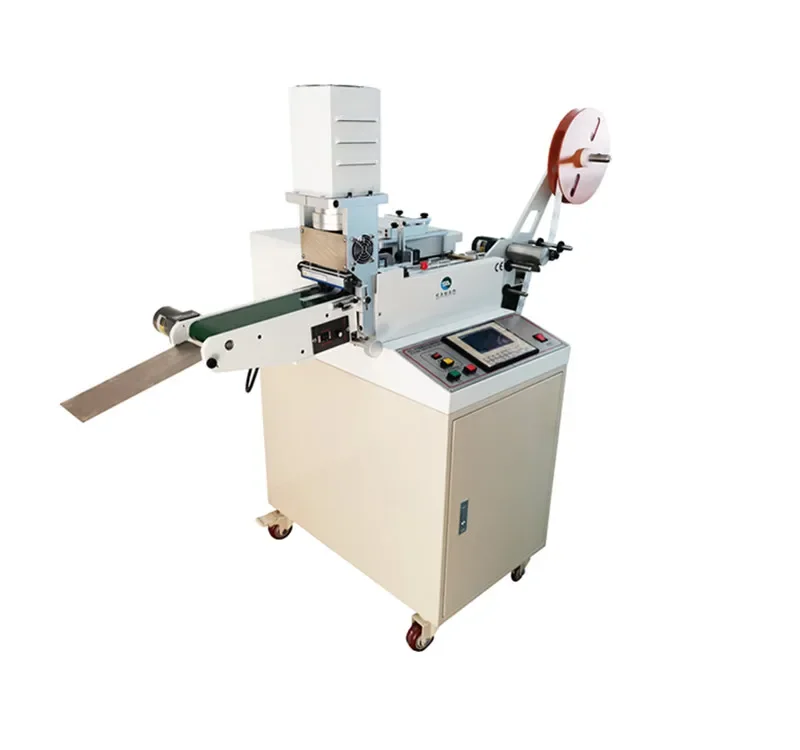 Automatic Ultrasonic Satin Clothing Label Cutting Machine ALC-203 Clothing Accessories Label Maker for Fashion Industry
