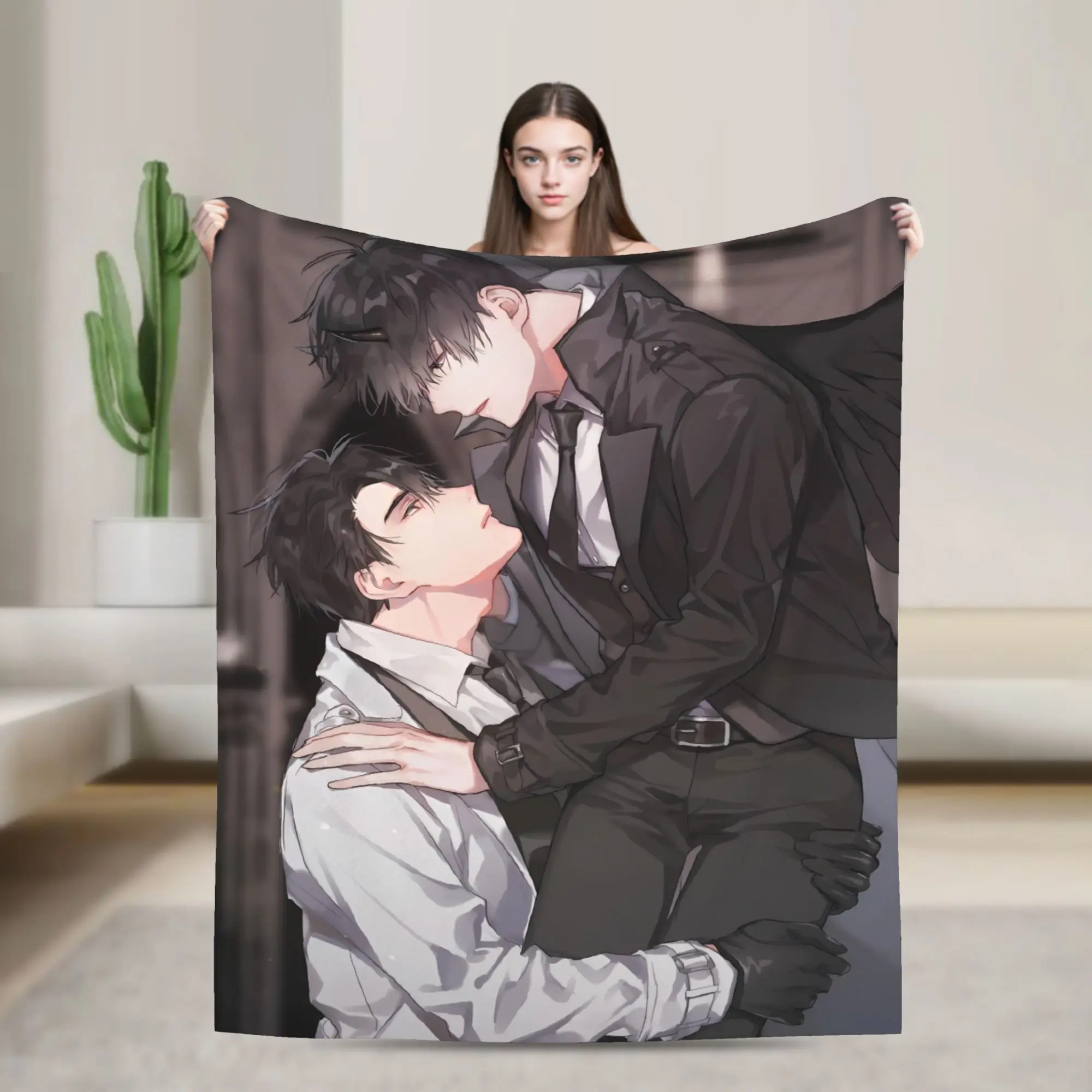 Omniscient Reader Viewpoint Yoo Joonghyuk Warm Blanket Travel Plush Throw Blanket Funny Home Decor Flannel Bedspread Bed Cover