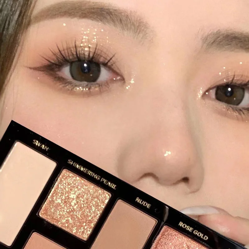 LEKGAVD-paleta de sombras de ojos con purpurina de 16 colores, paleta de sombras de ojos mate de larga duración, ilumina los ojos, cosméticos, belleza para mujer