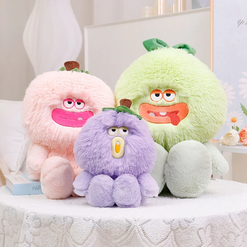 1pc 34/50/60cm New Arrival Super Soft Plush Dolls 4 Colors Cute Lovely Thick Lips Monster Decorative Cushion