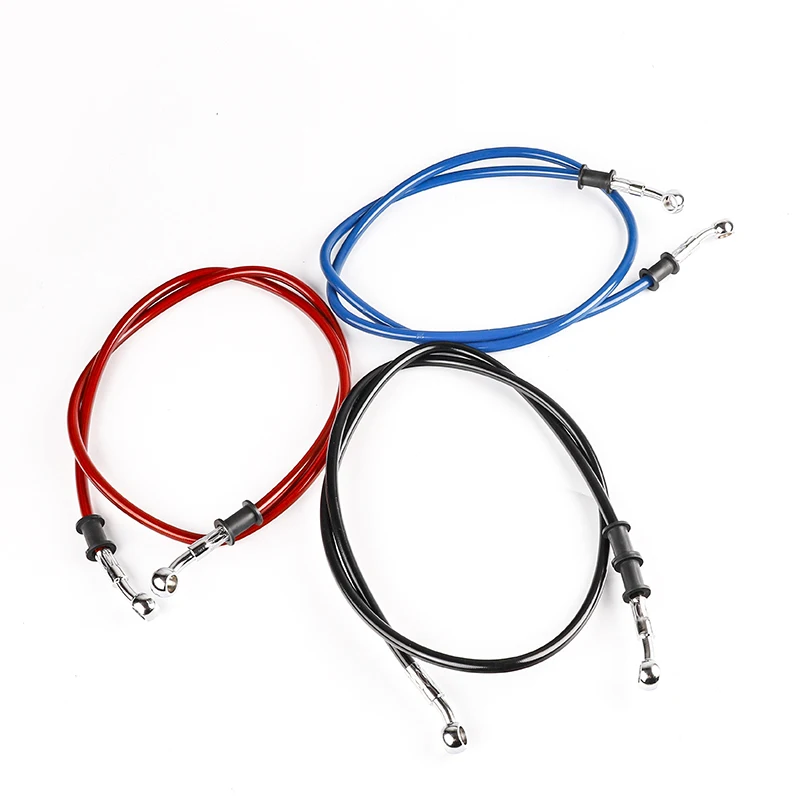 Universal 1200MM Motorcycle Brake Clutch Oil Hose, Pipeline Pipe, Three Color Hydraulic Enhanced Stainless Steel Braided Hose