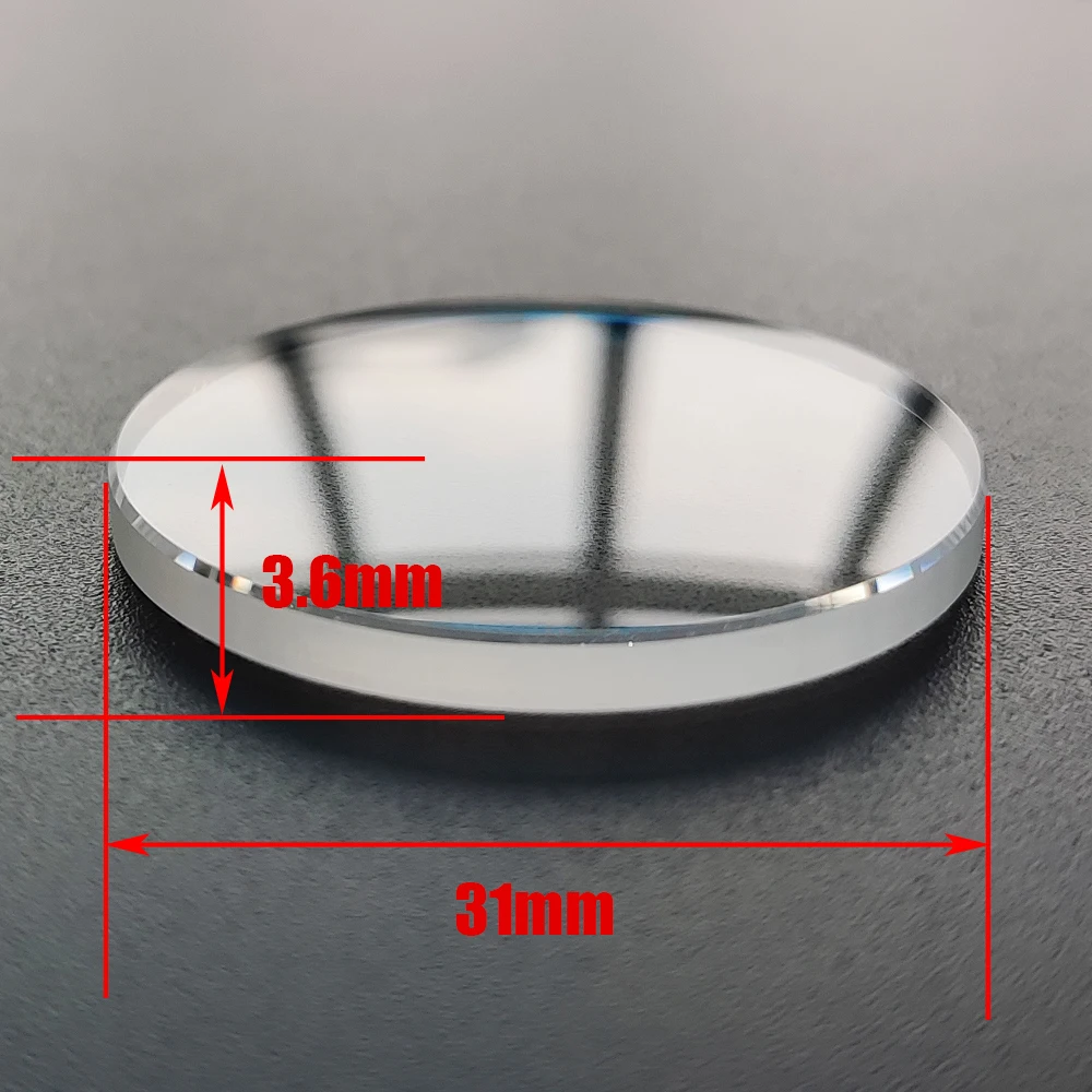 Cristal de reloj Clase zafiro de 31x3,6mm SBDC001 SBDC007 Orient Mako Ray 2 FAA02001 FAA02004B9 FAA02005D Atlas Land Shark Mod parte