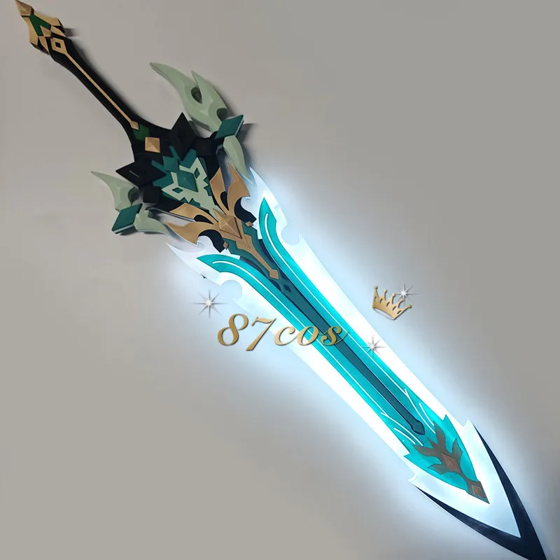 

Genshin Impact Falgal Twin Swords Cosplay Prop LED Light Up Accessories for Jean Gunnhildr Grand Master of Knights of Favonius