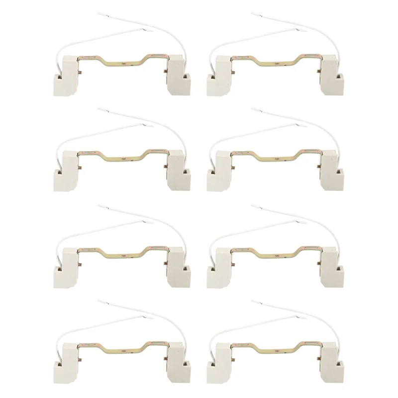 

TFTP-8X R7S Bulb Socket Lamp Holder Connector Metal Ceramics Handle For Flood Light, 118Mm