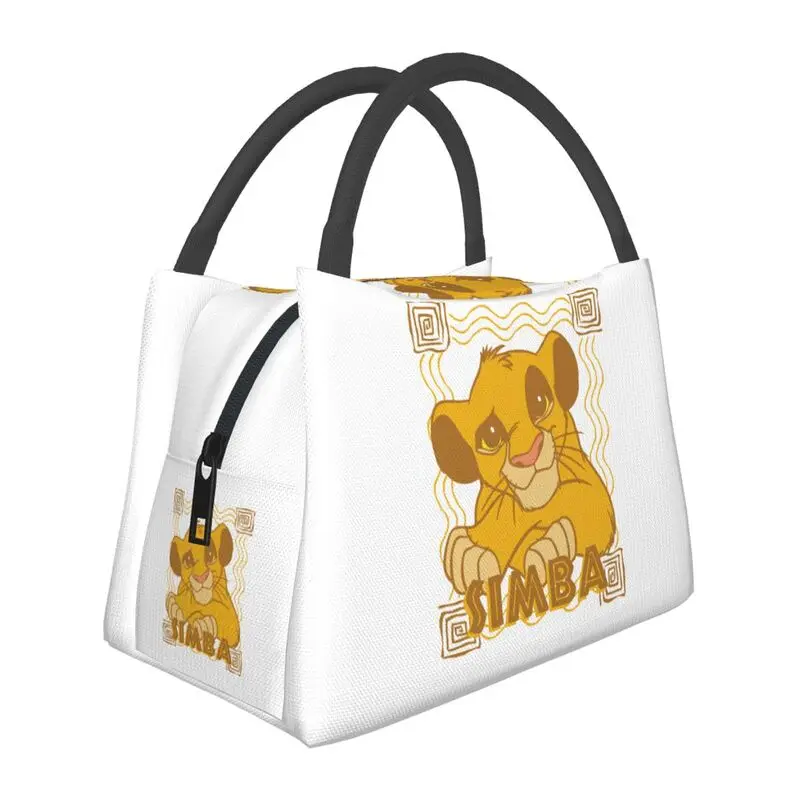 

The Lion King Resuable Lunch Box Women Multifunction Simba Cub Cooler Thermal Food Insulated Lunch Bag Office Work Container