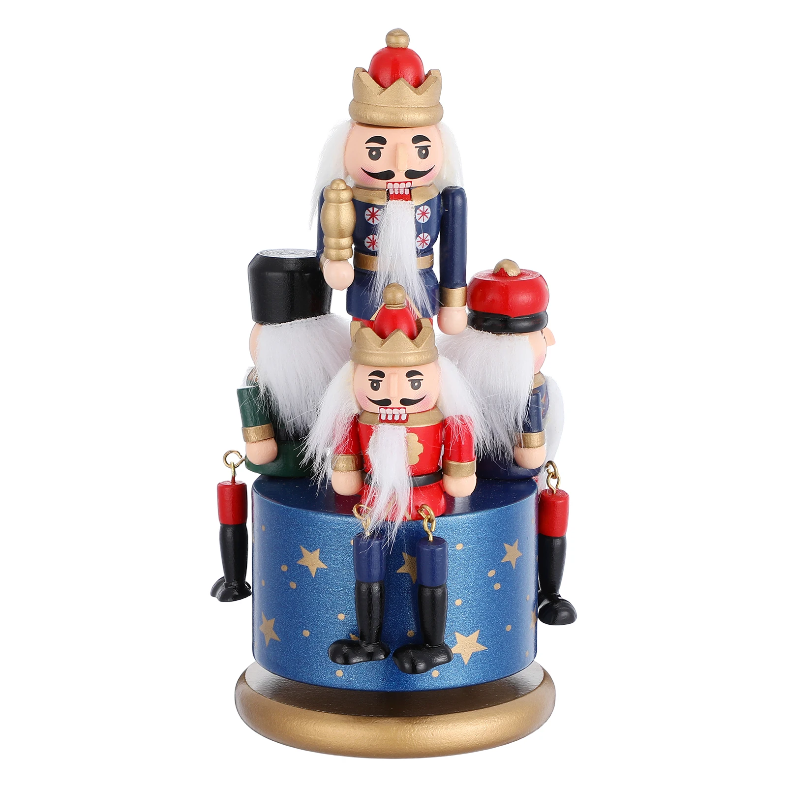 

Music Box Decoration Christmas Gift Classic Nutcracker Housewarming Table Small Cloth Girl
