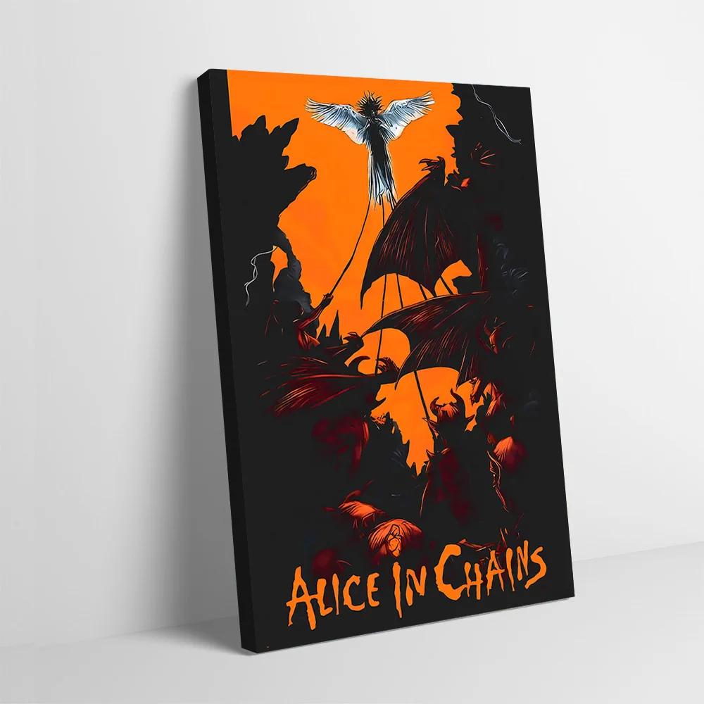 Alice in Chains Printing Poster Customizable Pictures Wall Art Canvas Painting for Decoration Living Room Home Decor Wand Deko