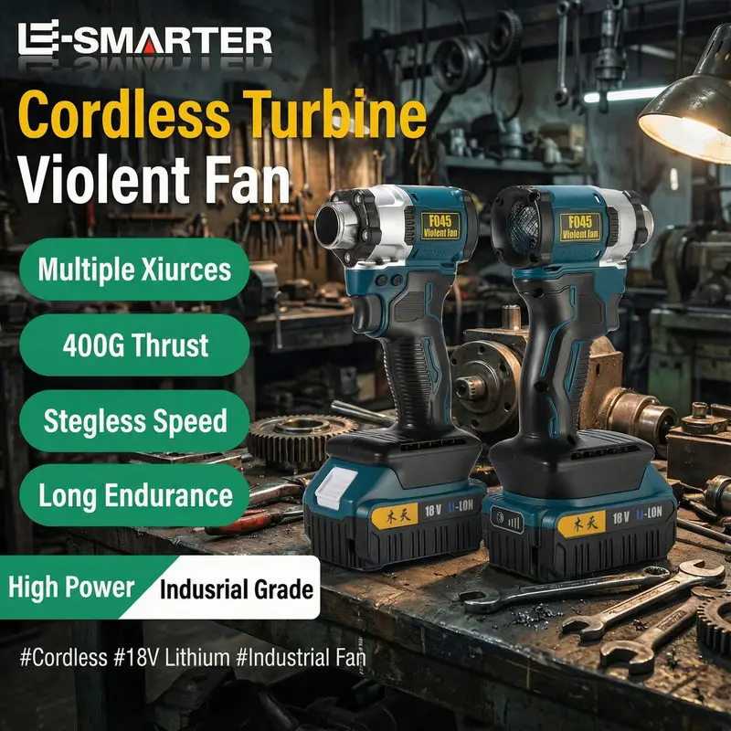 

Home Handheld High Power Blower - Brushless Electric Dust/Leaf Remover & Vacuum Cleaner