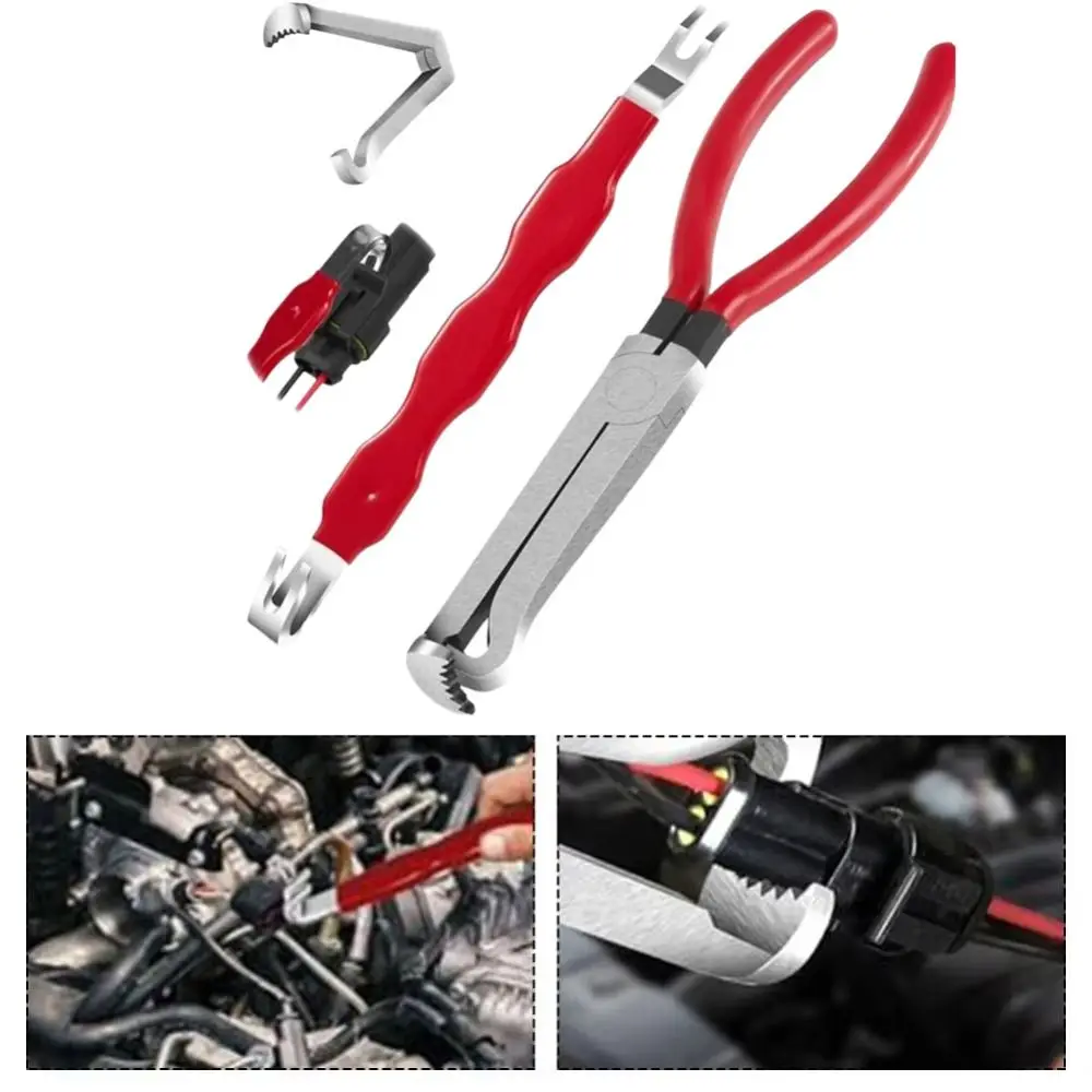 

Sturdy Electrical Disconnect Pliers Set Nonslip Rapid Retaining Ring Pliers Power-off Wire Break Separation