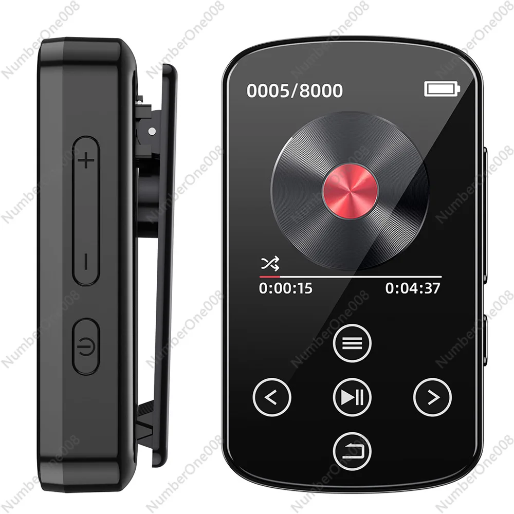 

Mini MP3 Player Portable Sports Clip Walkman Bluetooth 5.2 with Speaker Music Player Lossless Sound Quality Support Recording