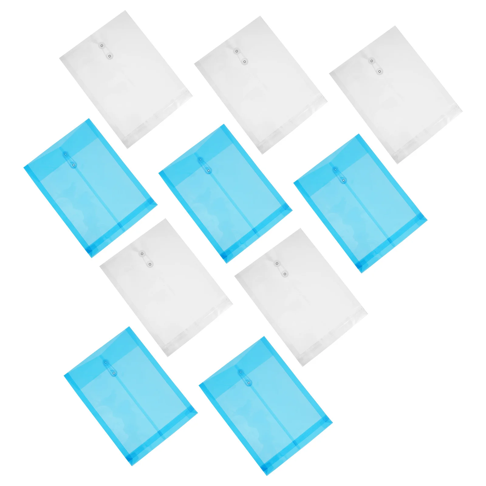 

File Folders Colored Test Bag Documents for Pocket Office Supplies Pvc Transparent