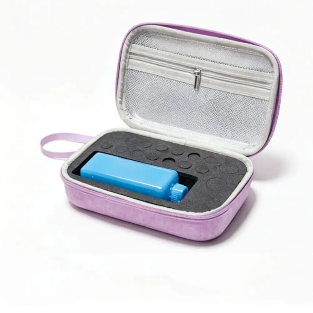 Compact Insulin Cooling Bag For Diabetic Patients Portable Travel Organizer Case Storage With Cooling Packs
