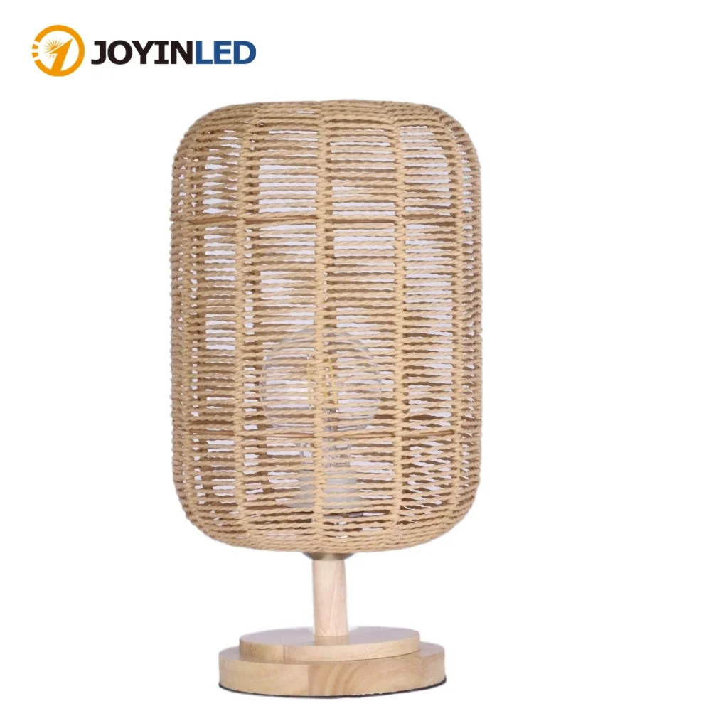 

JOYINLED Paper Rope Pendant Light New Chinese-style Rattan Lampshade Creative Lamp Fixture for Homestay Restaurant Decoration