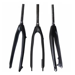 BALUGOE new all carbon fiber bicycle fork/mountain bike fork size Tapered 1-1/2 28.6-39.9mm bicycle fork27.5 inches compatible