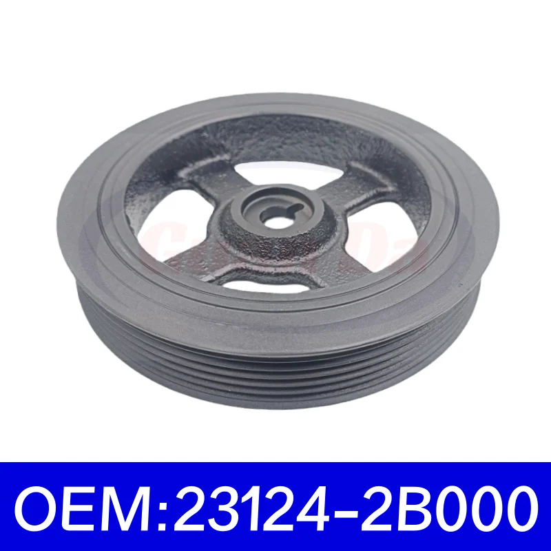 23124-2B000 Car Damper Pulley Crankshaft Pulley For Hyundai Kia Forte Soul I20 I30 231242B010