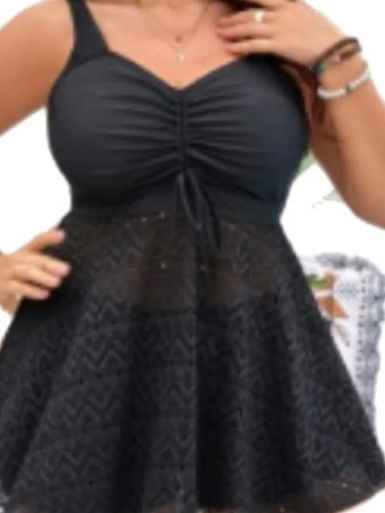 XL-5XL حجم كبير عالية الخصر بيكيني المرأة رفع حجم كبير 3XL 4XL ملابس السباحة الصيف Mujer البطن تحكم ملابس السباحة بيكيني مجموعات