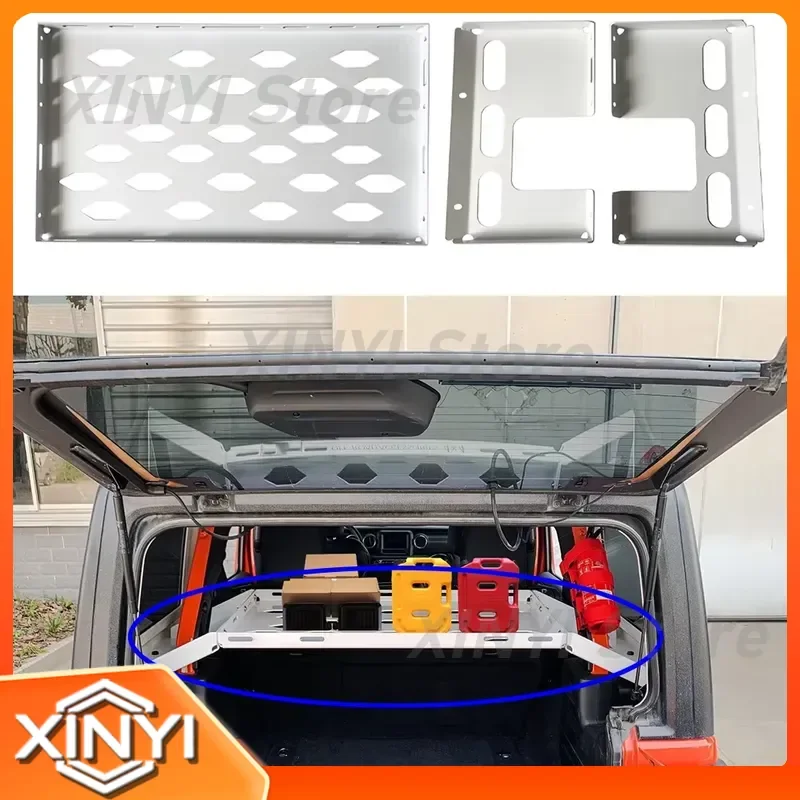 Foldable Aluminum Alloy Tailgate Table Cargo Storage Shelf for Jeep Wrangler JL 2018+ JL1070