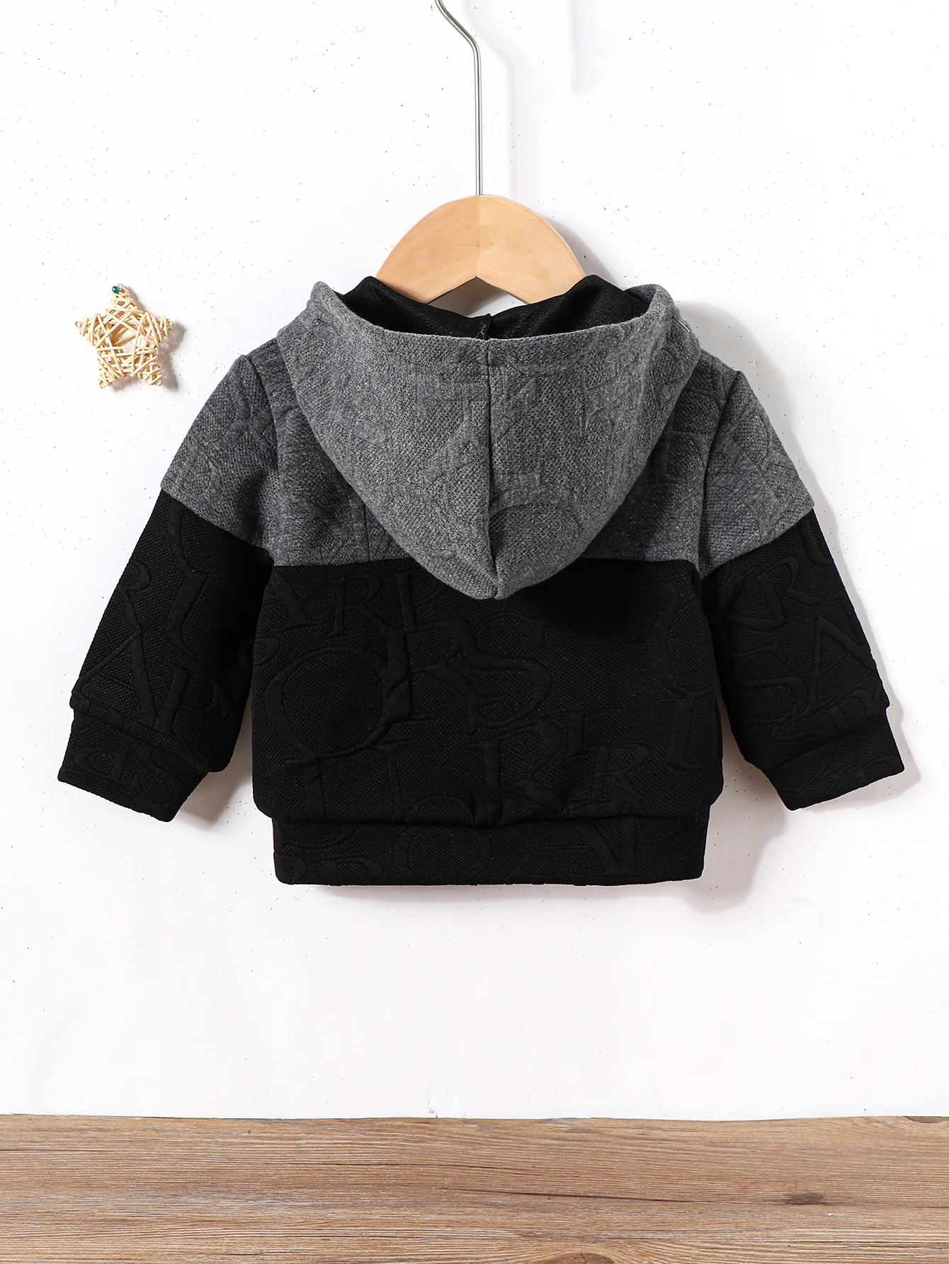 

Зимнее мужское детское цветное простое пальто на молнии с капюшоном, модный топ с длинными рукавами, мужская теплая одежда для малышей снаружи