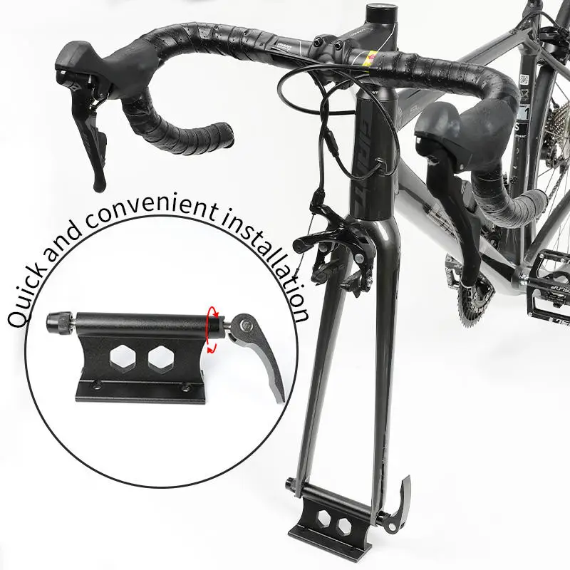 Bicycle Front Fork Holder Mount Car Roof Rack Support Quick Release Thru Axle Carrier Road Block Stand Mtb Accessories