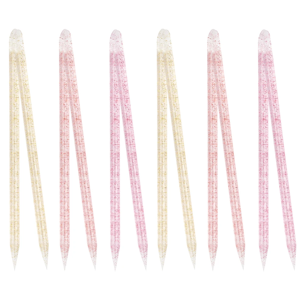 

300 Pcs Nail Art Tool Dual Head Pointing Pen Dead Skin Pusher Crystal Rod Dotting Manicure Pen Finger Cuticle Pusher DIY Tools