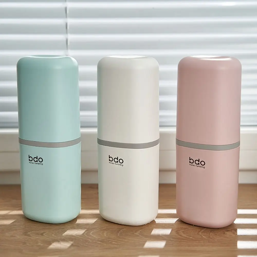 Portable Toothbrush Holder Dust-proof Travel Receiver Toothbrush Storage Waterproof Round Edges Toothpaste Box Outdoor Travel