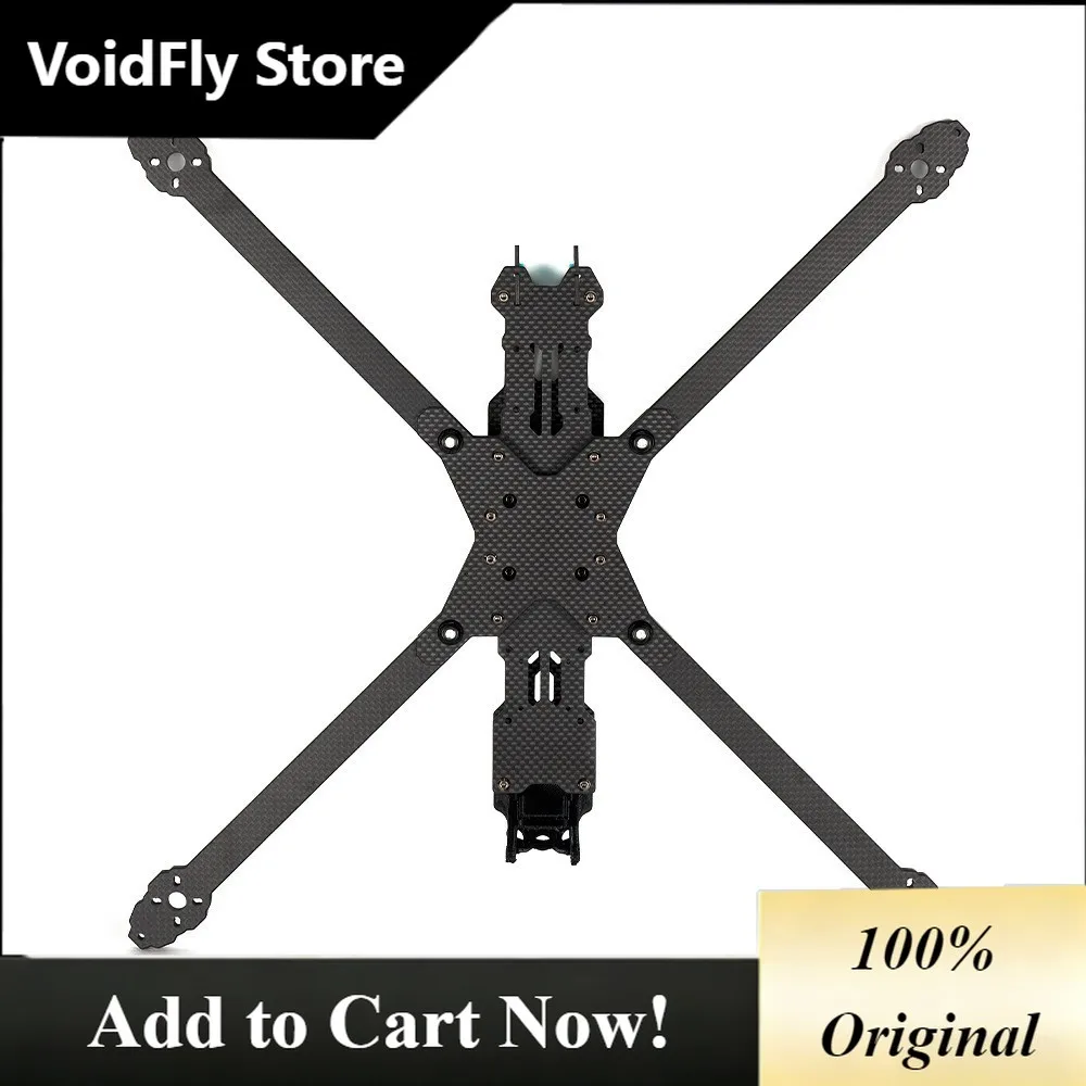 VoidFly FPV Drone Frame For Axisflying Manta 10 Inch Long Range X Style Carbon Fiber Lightweight Design