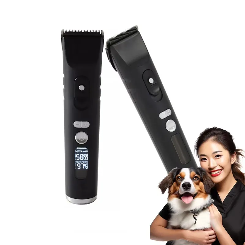 

Hot Selling Rechargeable Pet Hair Trimmers for Puppy Shop Cat Show Kennel Veterinary Dog Cat Electric Hair Clippers