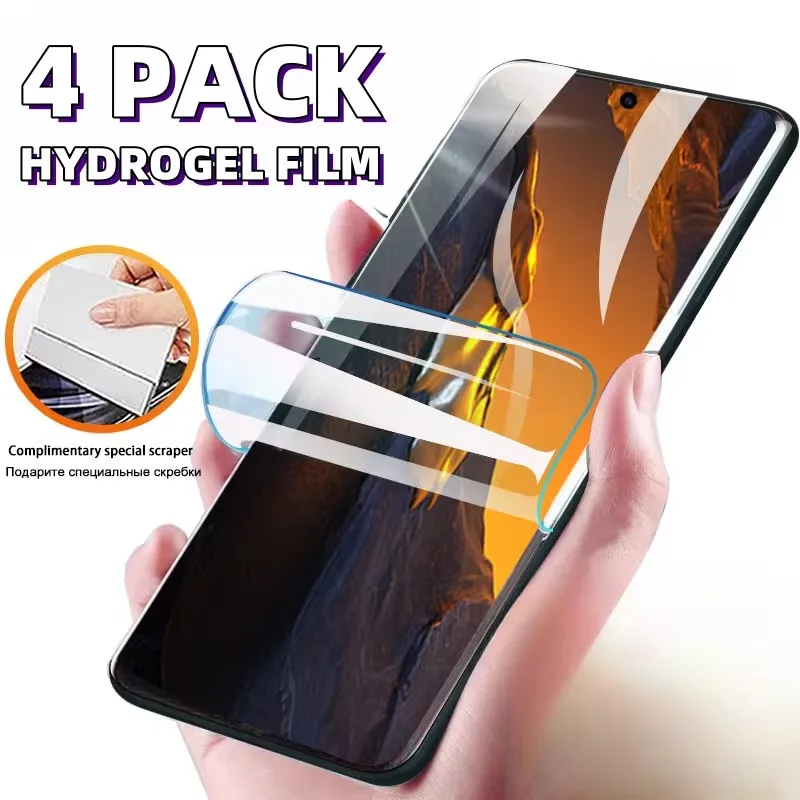 

4Pcs Hydrogel Film For Motorola Moto Edge 60 50 40 S50 Fusion Pro Neo 2023 2024 2025 G85 Full Coverage HD Screen Protector