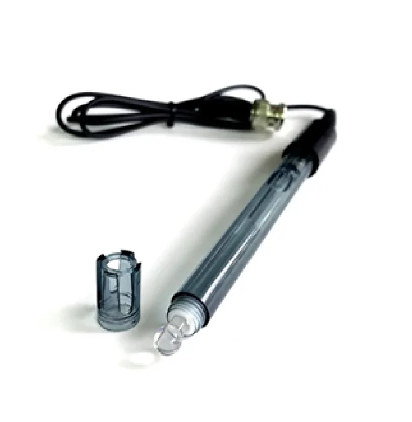 PH Sensors Economical PH Electrode E201-BNC For Laboratory PH Meter AgCl Reference Type Fiber Junction Type Plastic Shell