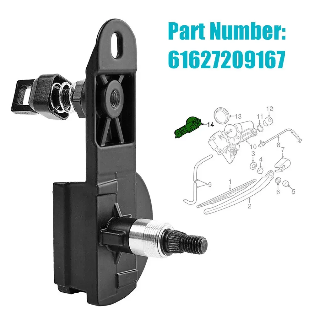 

For BMW 3 5 Series E91 E61 LCI 61627209167 Car Rear Window Wiper Shaft Pivot Wipershaft ABS Accessories Parts Auto Replacement