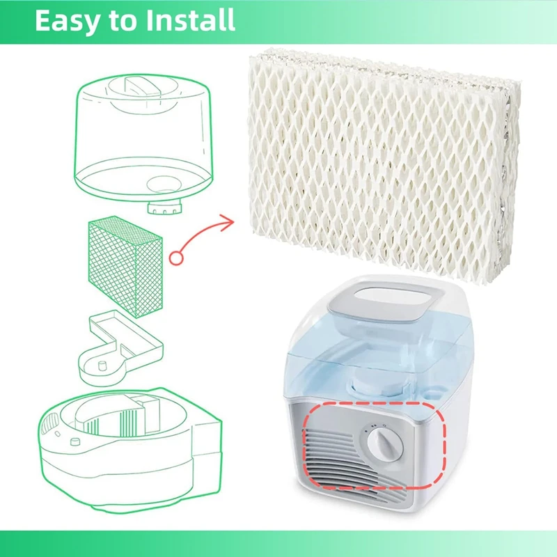 WF813 Humidifier Filters Replacement Compatible For Equate EQWF813 PCWF813 Relion RCM832 Cool Mist Humidifiers Filter