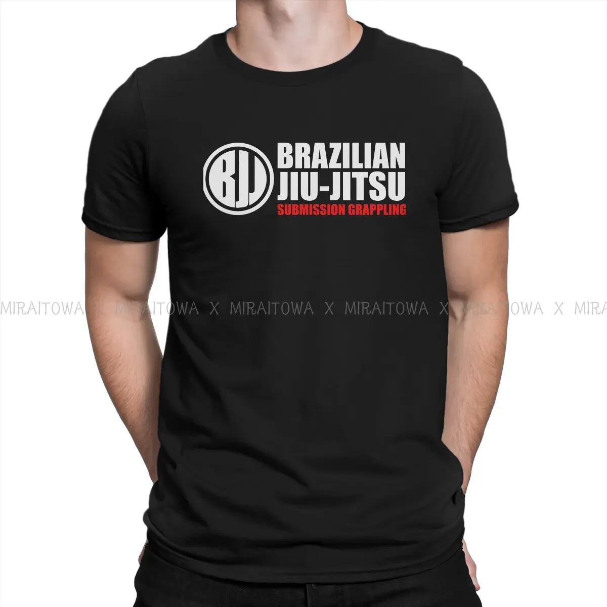 BJJ Brazilian Jiu Jitsu Submission Grappling Tshirt Graphic Men Tops Vintage Alternative Tees Clothes Cotton Harajuku T Shirt