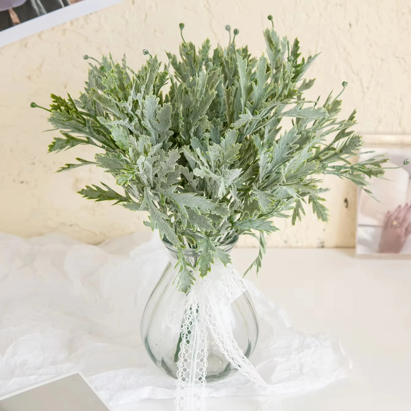 Künstliche Pflanze Chrysantheme Blatt Gefälschte Pflanze Vase Hause Zimmer Hochzeit Brautstrauß Valentinstag Fotografie Decora Kranz Diy Geschenk